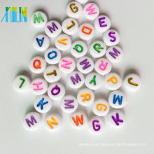 wholesale acrylic letter beads 4*7mm making for jewelry